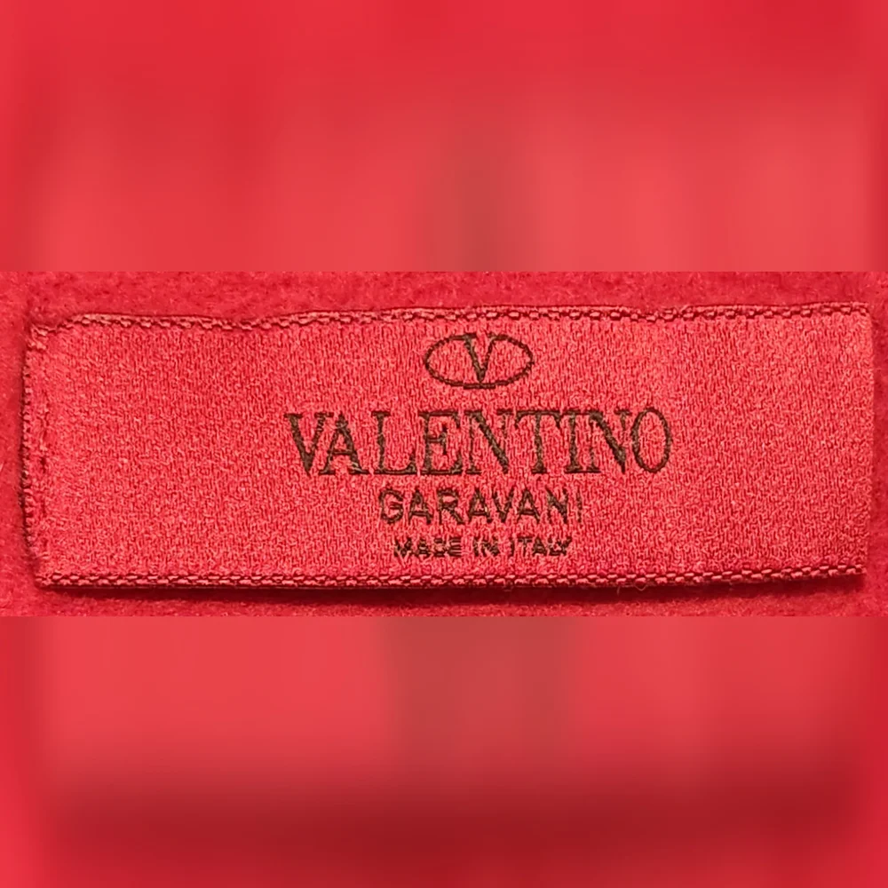 Valentino Red Drawstring Dust Bag Set Of 2